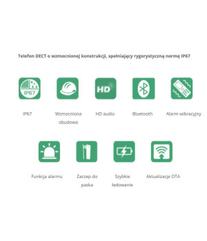 YEALINK W59R - Słuchawka bezprzewodowa z bluetooth